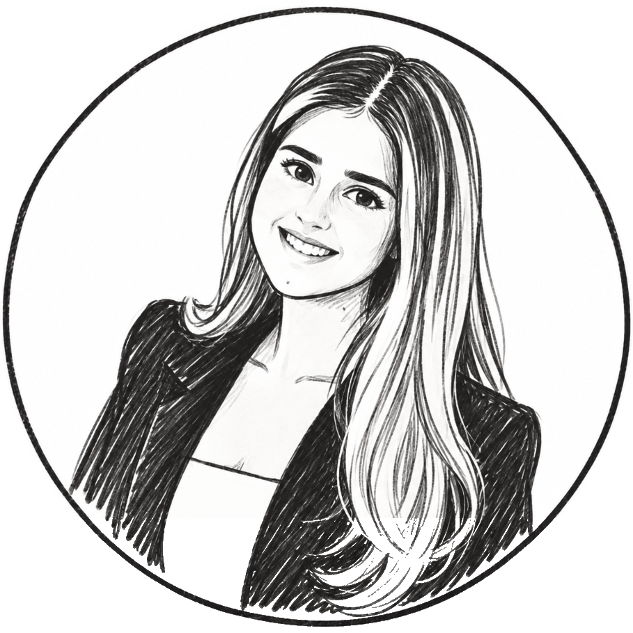 Sketch portrait of Isabella Wolfington